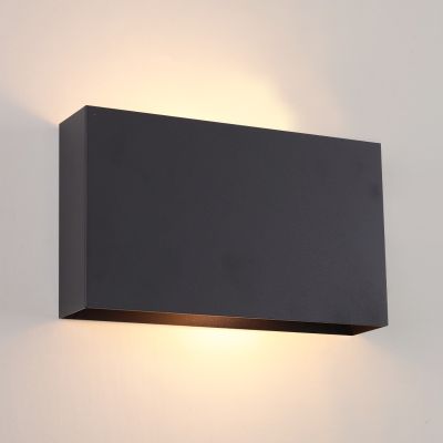Modern wall light black, Perry
