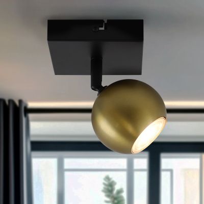 Modern ceiling spotlight brass, Matea