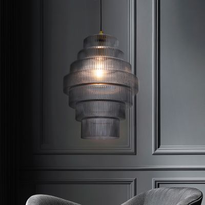 Retro pendant light grey, Paris