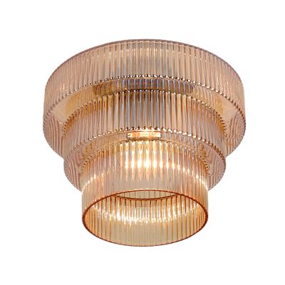 Retro ceiling light amber, Paris