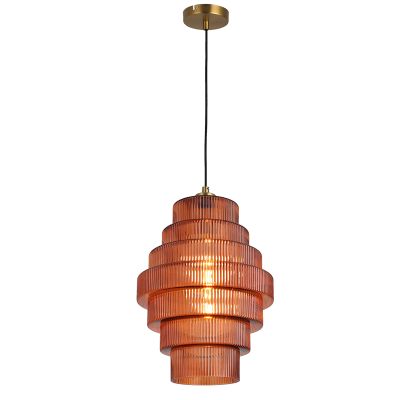 Retro pendant light brown, Paris