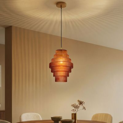 Retro pendant light brown, Paris