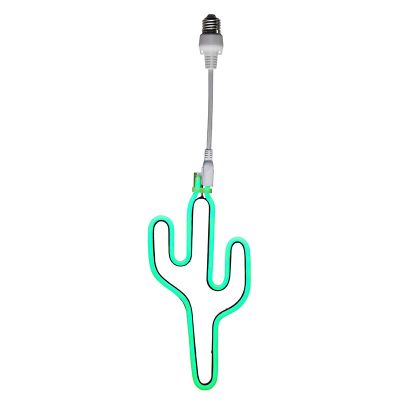 Plastic LED string light bulb green, Cactus, IP44