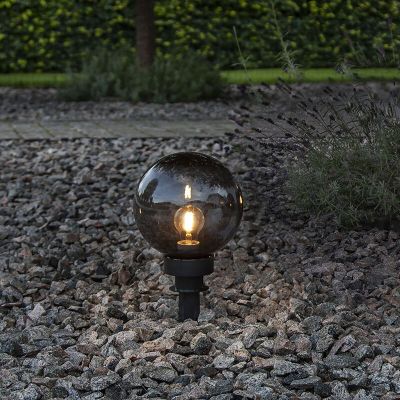 Modern garden spike light black, Aize, IP44