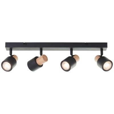 Modern ceiling spotlight black, Soscha