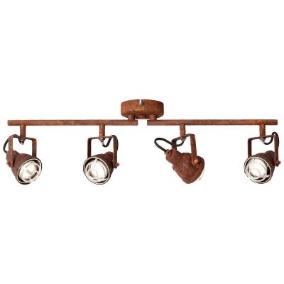 Industrial ceiling spotlight rust coloured, Abyga