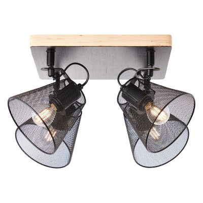 Wood ceiling spotlight black, Havin