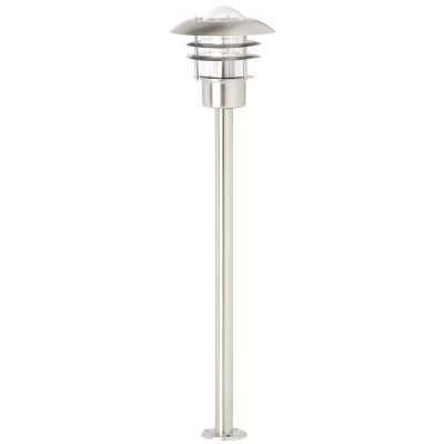 Metal outdoor light chrome, Ajlina, IP44