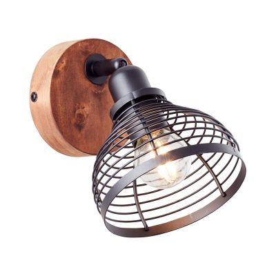 Wood wall spotlight brown, Willard