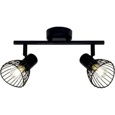 Industrial ceiling spotlight black, Aina