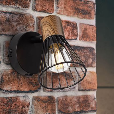 Modern wall light brown, Floor, with switch