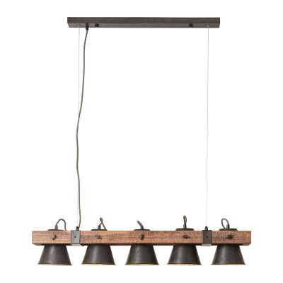 Wood pendant light brown, Audrey