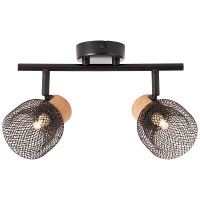 Cork ceiling spotlight black, Kayo
