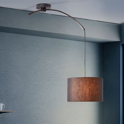 Modern dining table hanging lamp black, Bernice