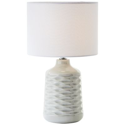 Retro table lamp grey, Roelf, with switch