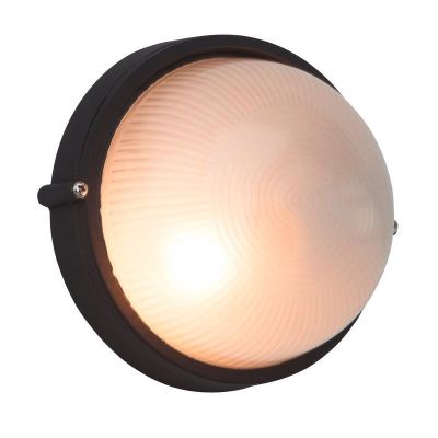 Glass outdoor light black, Trishana, IP44