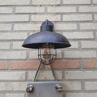 Industrial outdoor light rust coloured, Jaymiley, IP44