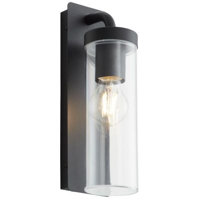 Modern outdoor light black, Jemima, IP44