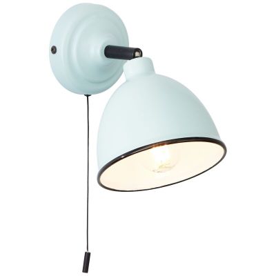 Classic wall spotlight blue, Anouk, with pull switch