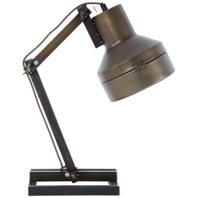 Retro table lamp black, Eliza, with switch