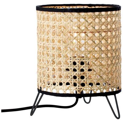 Rustic table lamp brown, Emmelie