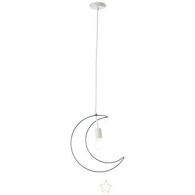 Metal kids pendant light blue, Razia
