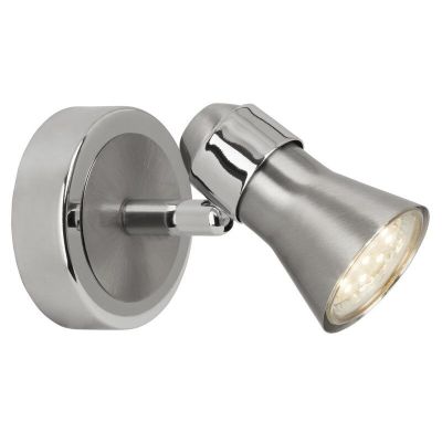 Metal wall light chrome, Roel
