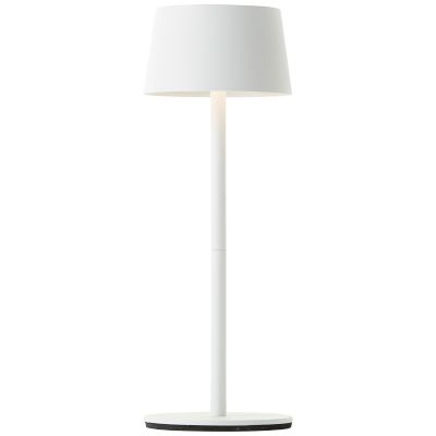 Modern outdoor table lamp white, Petter, 2W, 3000K LED, IP44, 3-step dimmable