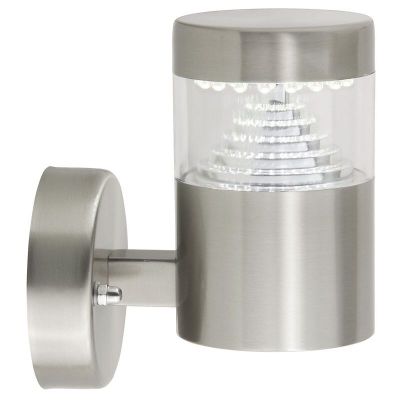 Plastic outdoor light chrome, Samuel, 1W, 6500K LED, IP44