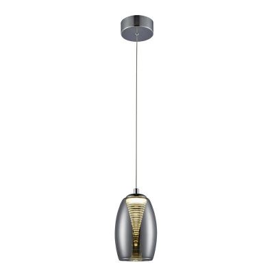 Modern pendant light chrome, Aliyah, 5W, 3000K LED
