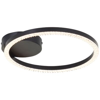 Design ceiling light black, Maladon, 14W, 3000K LED