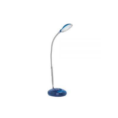 Plastic desk lamp blue, Marenthe, 2W, 6000K LED, with switch