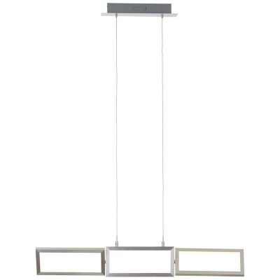 Modern pendant light silver, Sara, 30W, 3000K LED