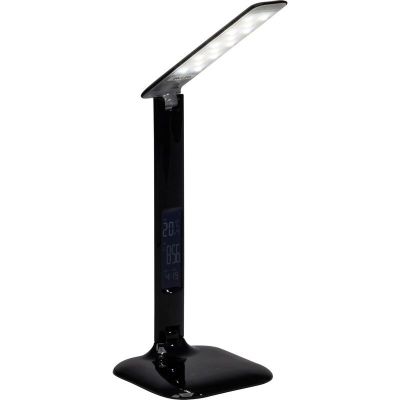 Modern desk lamp black, Naila, 5W, warm to cold white adjustable LED, with touch dimmer