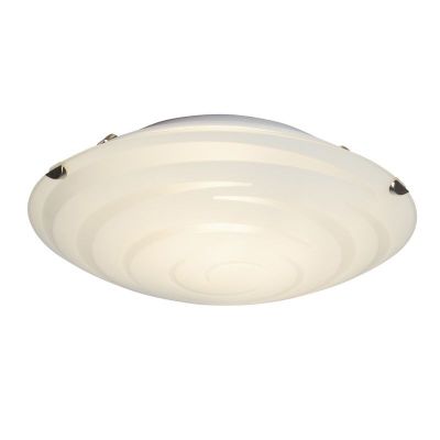 Glass flush ceiling light transparent, Alisson