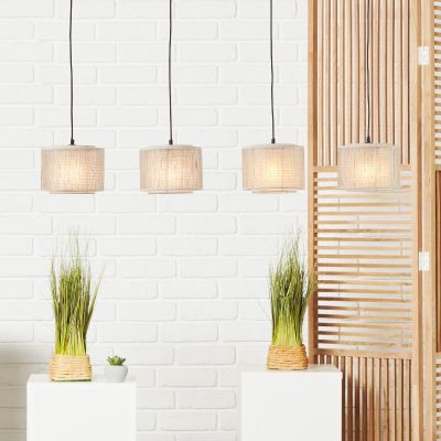 Rustic pendant light beige, Gerbert