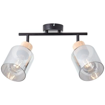 Modern ceiling spotlight grey, Serkan