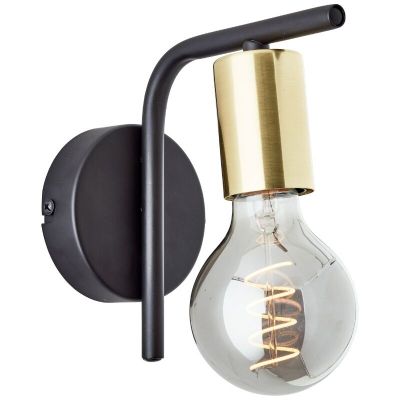 Modern wall spotlight brass, Lakeisha