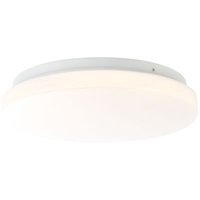 Plastic flush ceiling light white, Julie, 12W, 3000K LED