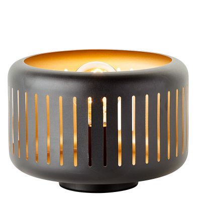 Industrial table lamp black, Veronika, with switch