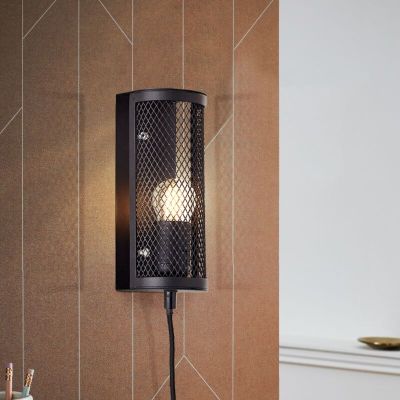 Industrial wall light black, Esperanza