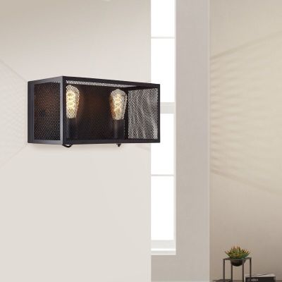 Industrial wall light black, Esperanza