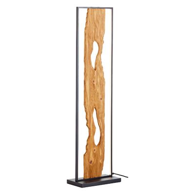 Rustic floor lamp brown, Raynor, 20W, 3000K LED, with switch