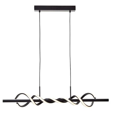 Modern pendant light black, Quang, 20W, 3000K LED