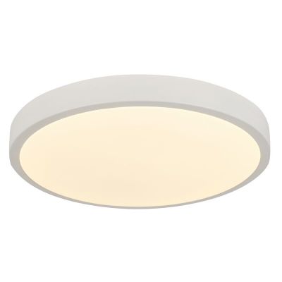 Modern flush ceiling light brown, Asude, 60W, adjustable light colour LED, with remote control