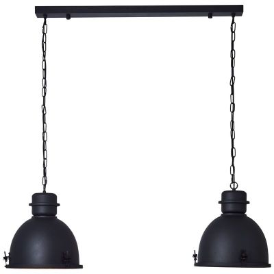 Industrial pendant light black, Senna