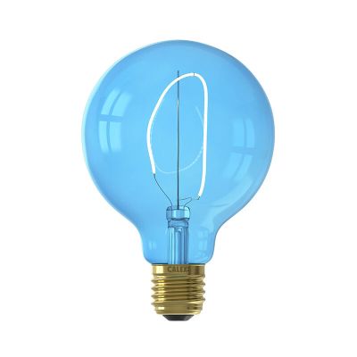 Blue Calex LED Globe lamp, Aminata, G95, E27, 4W, 2200K (extra atmospheric white), dimmable