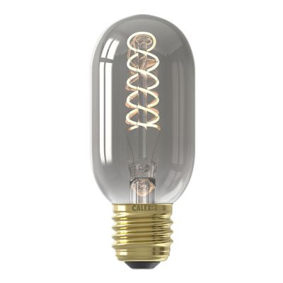 Dimmable Calex E27 LED tubular bulb grey, 4W, 1800K