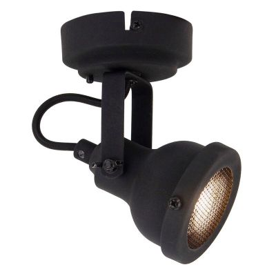 Industrial ceiling spotlight black, Chesney