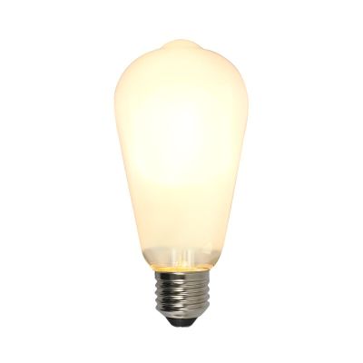 Dimmable E27 Edison LED bulb, ST58, 5w, white glass, 2700k